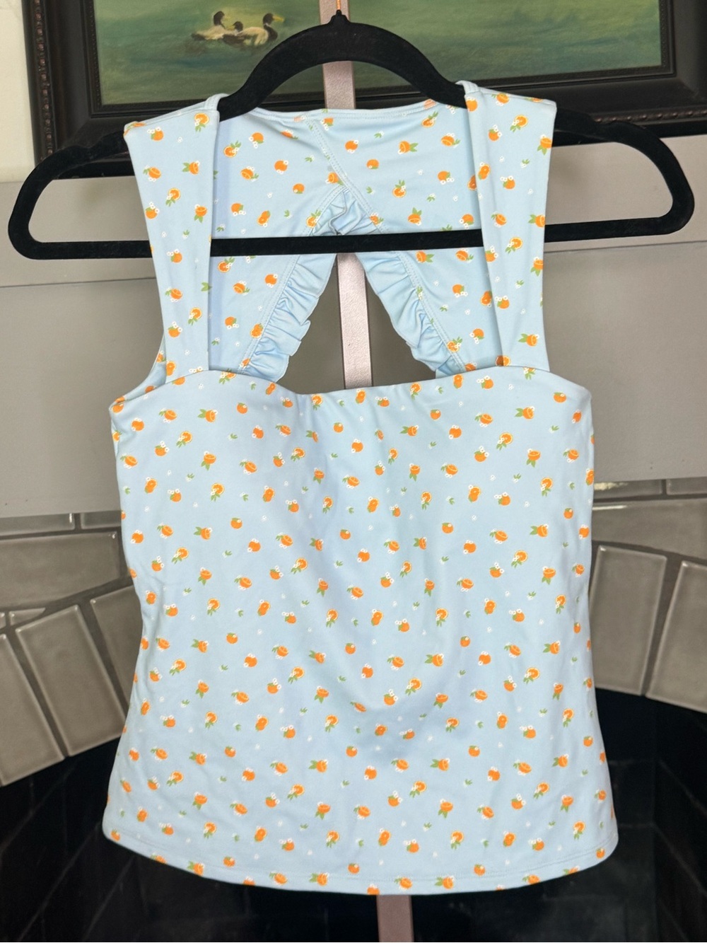 Blogilates Ruffle Back Tank Top - NWT - Picture 3 of 5